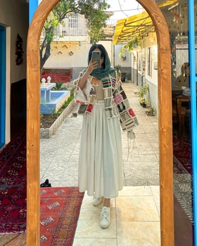کت تکه دوزی مزون دوز لینن