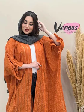 مانتو سزار آستین بنددار