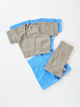 ست کراپ و شورتک ورزشی سیملس