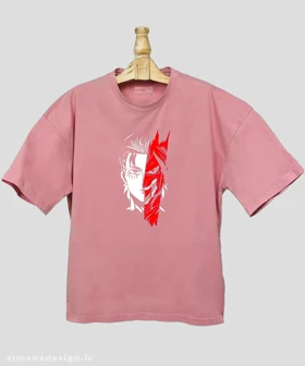 تیشرت لش مردانه و زنانه انیمه اتک آن تیتان طرح ارن یگر کد 773