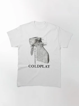 تیشرت گروه موسیقی ColdPlay | تیشرت کلدپلی طرح jkbyfr&lt;&gt;coldplay band کد 158648