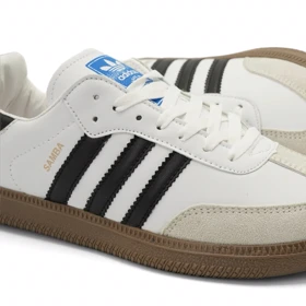 کفش کتانی زنانه مدل samba - 0048_black_White