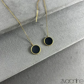 گوشواره زنانه بخیه ای طرح بولگاری 20422