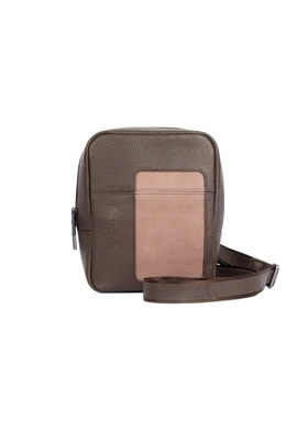 کیف کراس بادی چرم مدل کورادو new (قهوه ای)