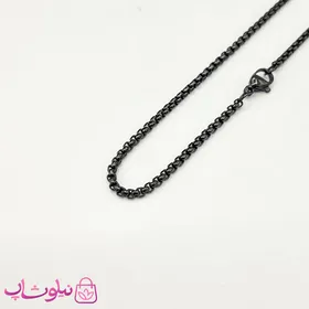 گردنبند مردانه مدل مکعب عشق مشکی