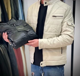 کاپشن چرم مردانه وارداتی