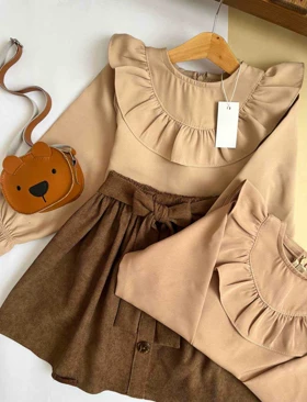 شومیز دامن دخترانه