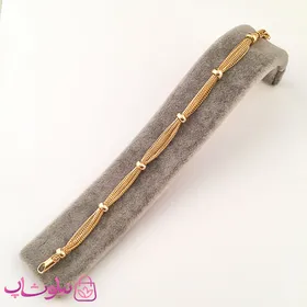 دستبند زنانه ژوپینگ طرح زنجیر و مهره