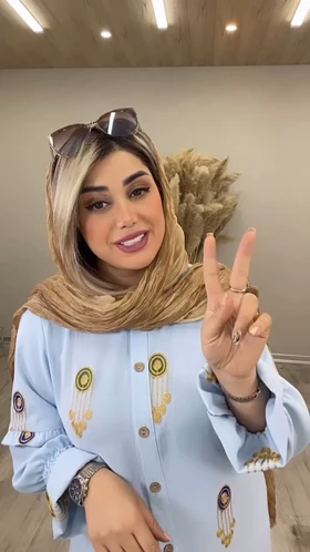 شومیز گلدوزی ابروبادی