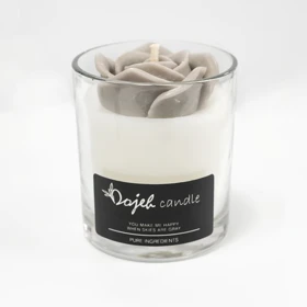 شات شمع دوژه طرح گل