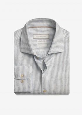 پیراهن راه راه لینن 2610104