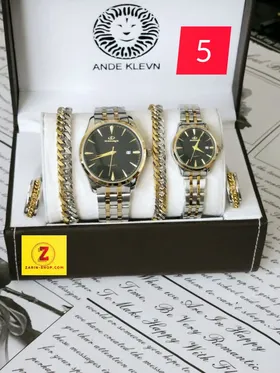 ست ساعت زنانه و مردانه الگانس و زیورآلات