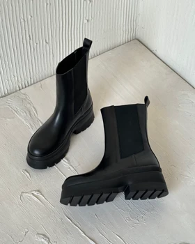 نیم بوت بغل کش – مشکی  کد 1200139