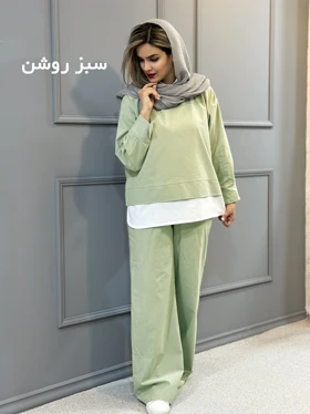 ست مانتو شلوار بگ