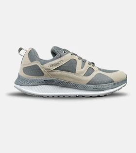 کفش کتانی طبی زنانه و مردانه طوسی کرم SKECHERS archfit v02