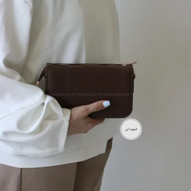 کیف زنانه دوشی مدل سوین (قهوه ای)