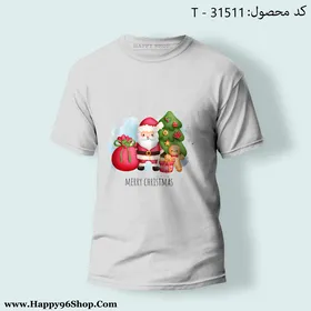 تیشرت با طرح بابا نوئل کد T - 31511