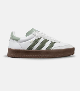 کفش کتانی مردانه سفید سبز ADIDAS Samba