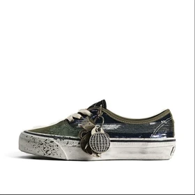 ونس آتنتیک/ Vans authentic noirfonce green