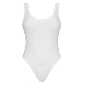 بادی آستین حلقه‌ای نخی رنگ سفید مه جامه 320