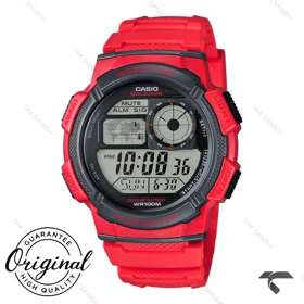 ساعت کاسیو مردانه AE-1000W-4AV اصل قرمز Casio-11939-G