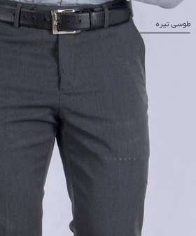 شلوار پارچه ای مردانه راسته ساده 0796