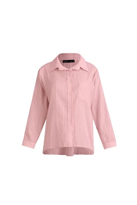 شومیز لینن بلند - 3159