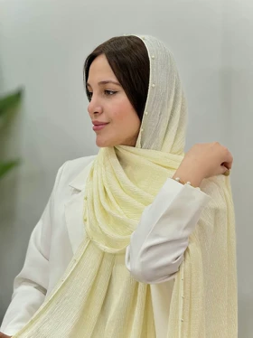 شال پلیسه مروارید