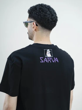 تیشرت لوزفیت مدل PATRICK مشکی برند سروا SARVA