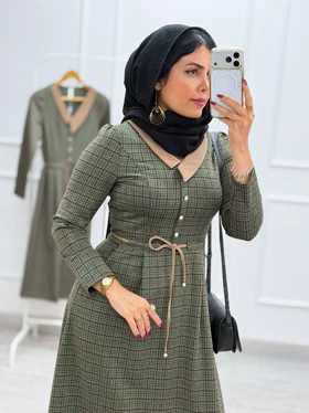 پیراهن مانتویی هانا