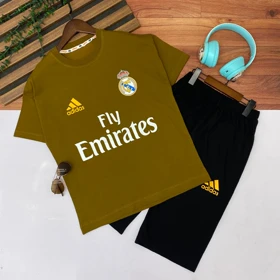 تیشرت شلوارک تیم REAL مناسب 10تا13 سال