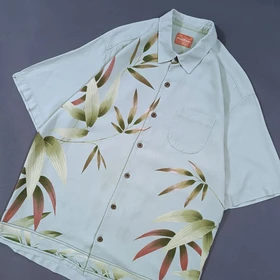 پیراهن هاوایی ابریشمی اورجینال برند پرطرفدار Tommy Bahama