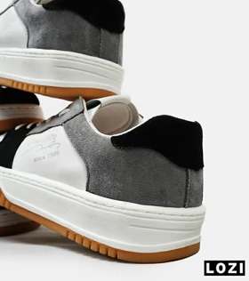 کفش اسنیکرزمردانه ونس مدل 5003 رنگ سفید طوسی مشکی