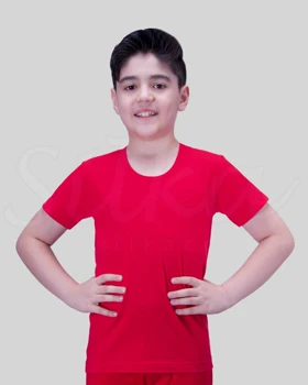 زیرپوش پسرانه نیم آستین الوان و سفید