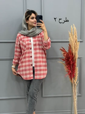 مانتو چهارخونه غنچه