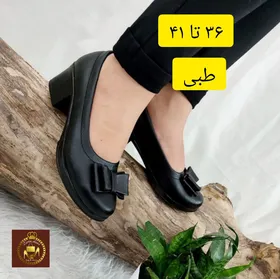 کفش طبی اداری و مجلسی زنانه مدل پاپیون پیک