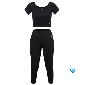 تاپیک ست ورزشی sweatproof crop and sport legging
