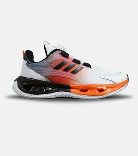 کفش کتانی مردانه سفید مشکی نارنجی ADIDAS bonce running DISC