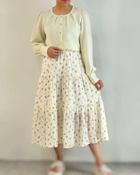 شومیز جلو دکمه ساده کد 5053