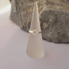 بند انگشتی استیل طرح ونکلیف Van Cleef & Arpels