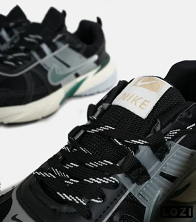 کفش کتانی مردانه و زنانه مشکی سبز Nike cushlon