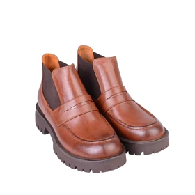 نیم‌بوت لوفر چرم زنانه 229