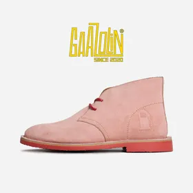 سافاری صورتی قرمز چرک جیر دور قرمز - Safari Veldskoen C Design Dirty Pink Panther/Red S Red Line