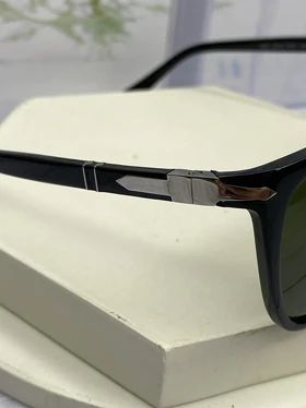 عینک آفتابی پرسول مدل PO3243/S فریم استات و کائوچو، عدسی شیشه‌ای UV400 با وضوح دید فوق‌العاده