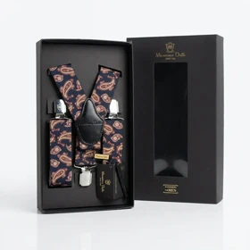 ساسبند طرح جقه سرمه‌ای برند Massimo Dutti