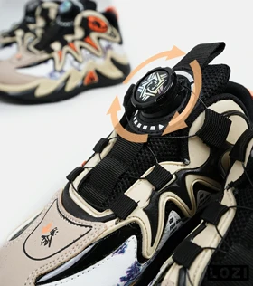 کفش کتانی بچه گانه کرم مشکی سفید 23 NIKE AIR JORDAN