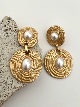 گوشواره آویز طلایی