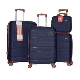 چمدان MR مدل Royal-BN-4X مجموعه 4 عددی به همراه کاور رایگان (سرمه‌ای)