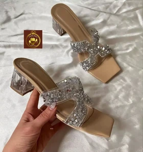 صندل یا روفرشی نگینی مجلسی زنانه هرمس
