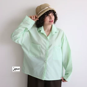 شومیز زنانه مدل هندوانه (سبز)